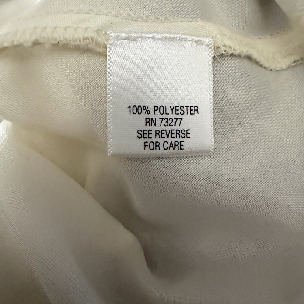ELLE Women’s Purple/white Ruffled Top Size Small - Picture 6 of 7
